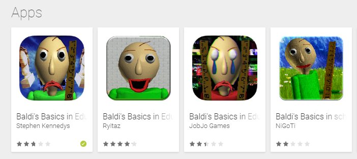 Mystman12 On Twitter Good Grief My Game S Been Bootlegged This Is A Dream Come True I Love Bootlegs P Okay But Seriously Nobody Download These Any Versions Of Baldi S Basics You See
