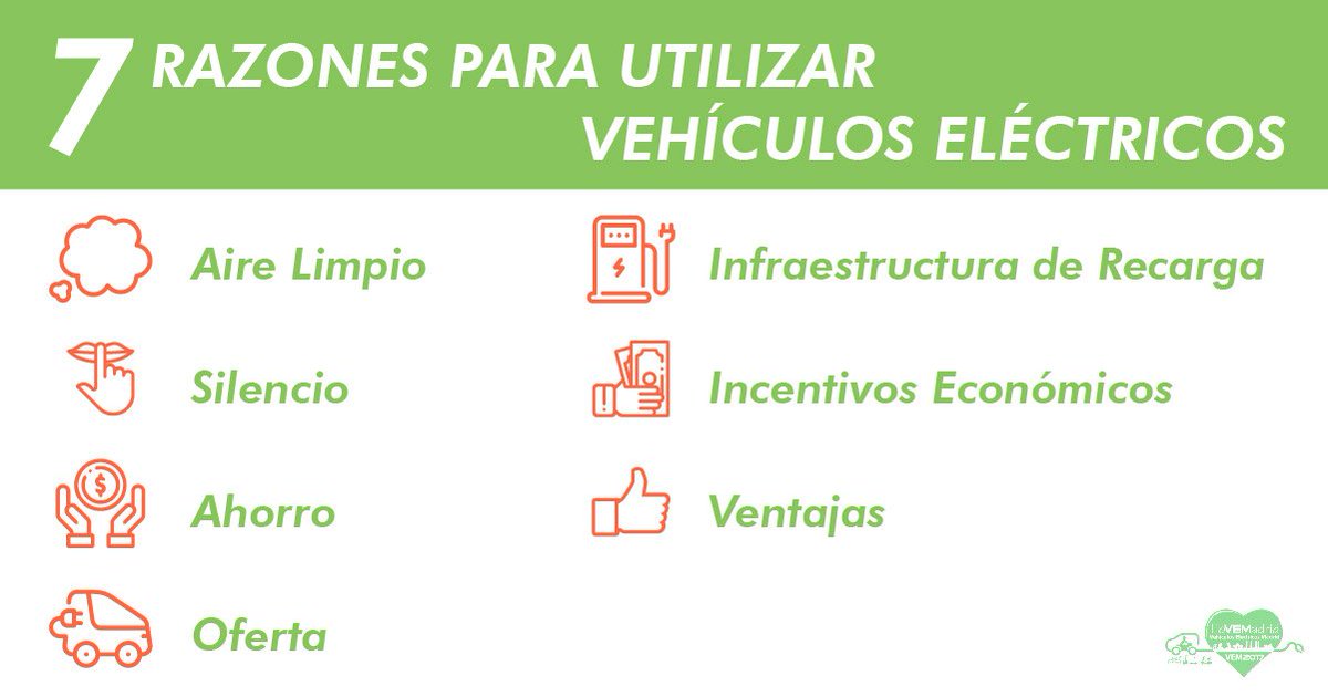 Feria_VEM's tweet photo. ¿Tienes dudas para adquirir un nuevo vehículo eléctrico? Te damos 7 razones para usarlos. https://t.co/RzQ4uKFwhV