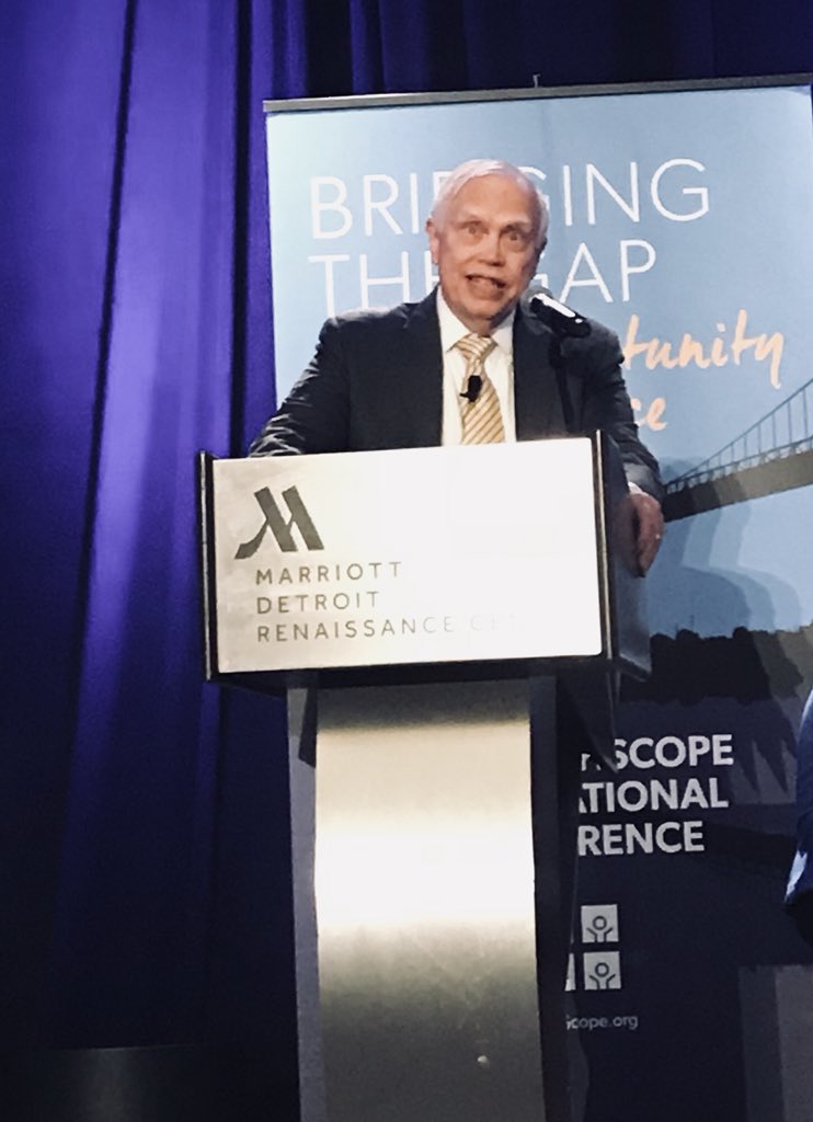HighScopeUS's tweet photo. Dr. James Heckman is kicking off the Closing Keynote at #HSConf2018 #bridgethegap2018 https://t.co/TF4lOOBYXV
