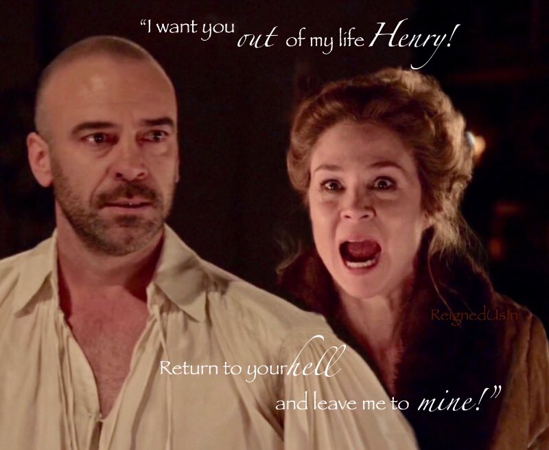 ReignedUsIn's tweet photo. “Return to your hell and leave me to mine!” #catherinedemedici #henry #hadenough #cathry #reignrewatch 2x12 #Reign https://t.co/i9Txp1z4Jn