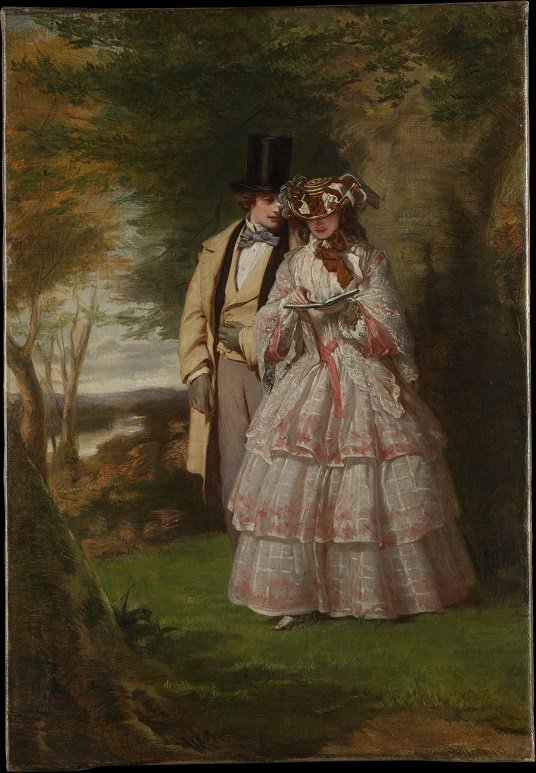 "The Two Central Figures in "Derby Day" By William Powell Frith, 1860, Oil on canvas
#AgelessArtz #art