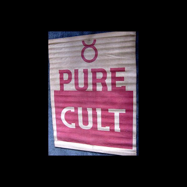 officialcult's tweet photo. + + PURE CULT // — Promotional Poster which was hung in @hmvtweets record shops to promote the album.
.
.
.
#TheCULT #IanAstbury #BillyDuffy #PureCult https://t.co/RjO0jdJs9L