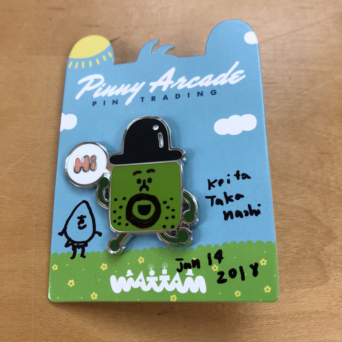 A_i's tweet photo. so we have a customized Wattam pin to give away, courtesy of @KeitaTakahash!

RT to enter and we’ll pick the winner Monday AM Pacific Time! Make sure you’re following us since we’ll DM the lucky individual 😊 https://t.co/B6knjejBSv