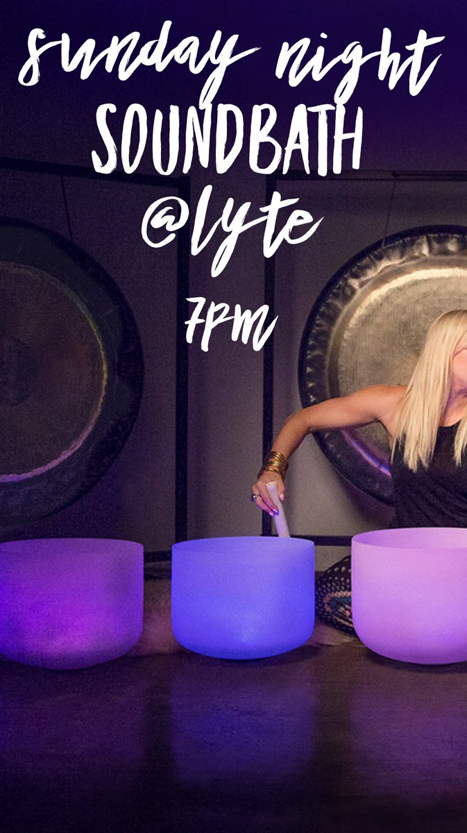 lytenutrition's tweet photo. Ever experienced a soundbath? #ExtraordinaryExperiences #JoinUs 
https://t.co/Mrt9foGwbA https://t.co/AtLlbmqGWI
