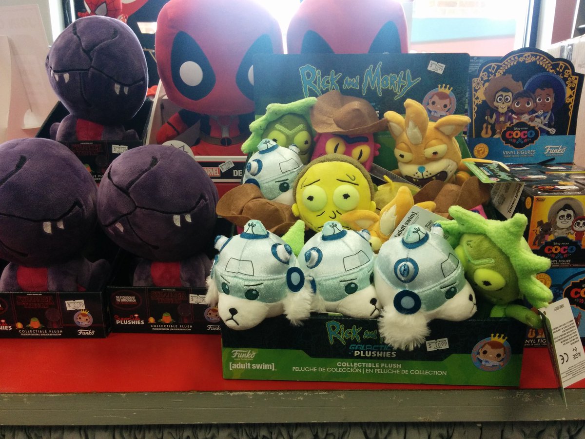 Frankfort_AF's tweet image. Funko plushie attack at the shop today! New and restock adorable cuddly cuteness! #funkoplush