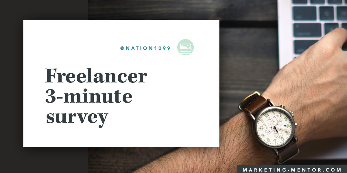 Before you leave for the weekend, take this short #freelancer survey from <a href="/Nation1099/">Nation1099</a> ow.ly/LDiS30k2rwA