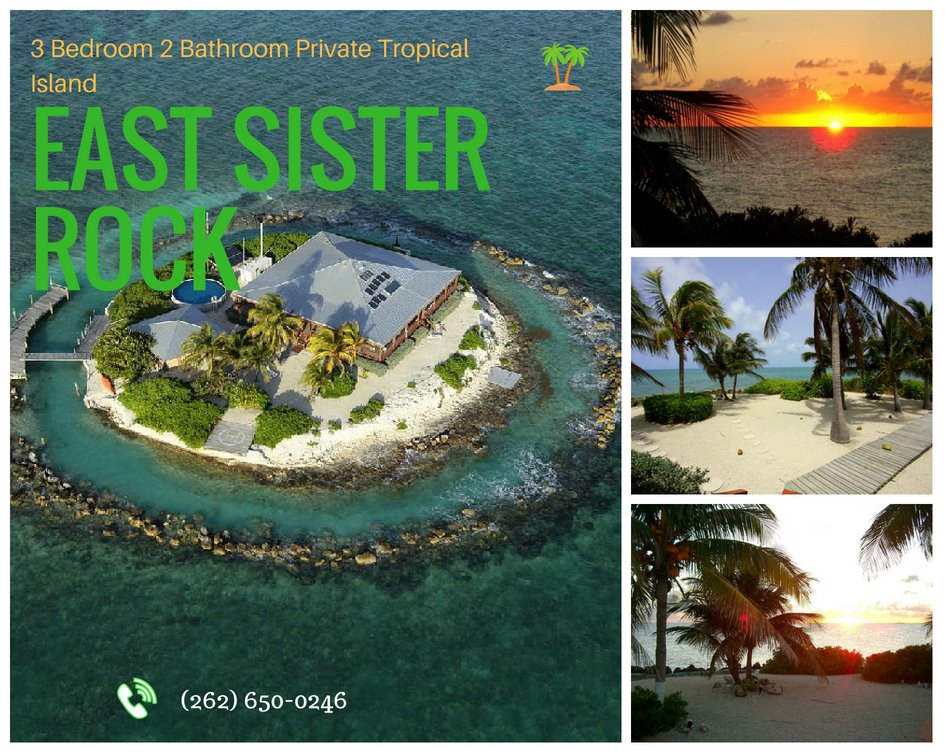 Meet East Sister Rock, favorite destination by many vacationers. 
Visit our website to learn more>>>  bit.ly/2IuMweY #RentMyIslandLLC #Vacation #PrivateIsland #Florida