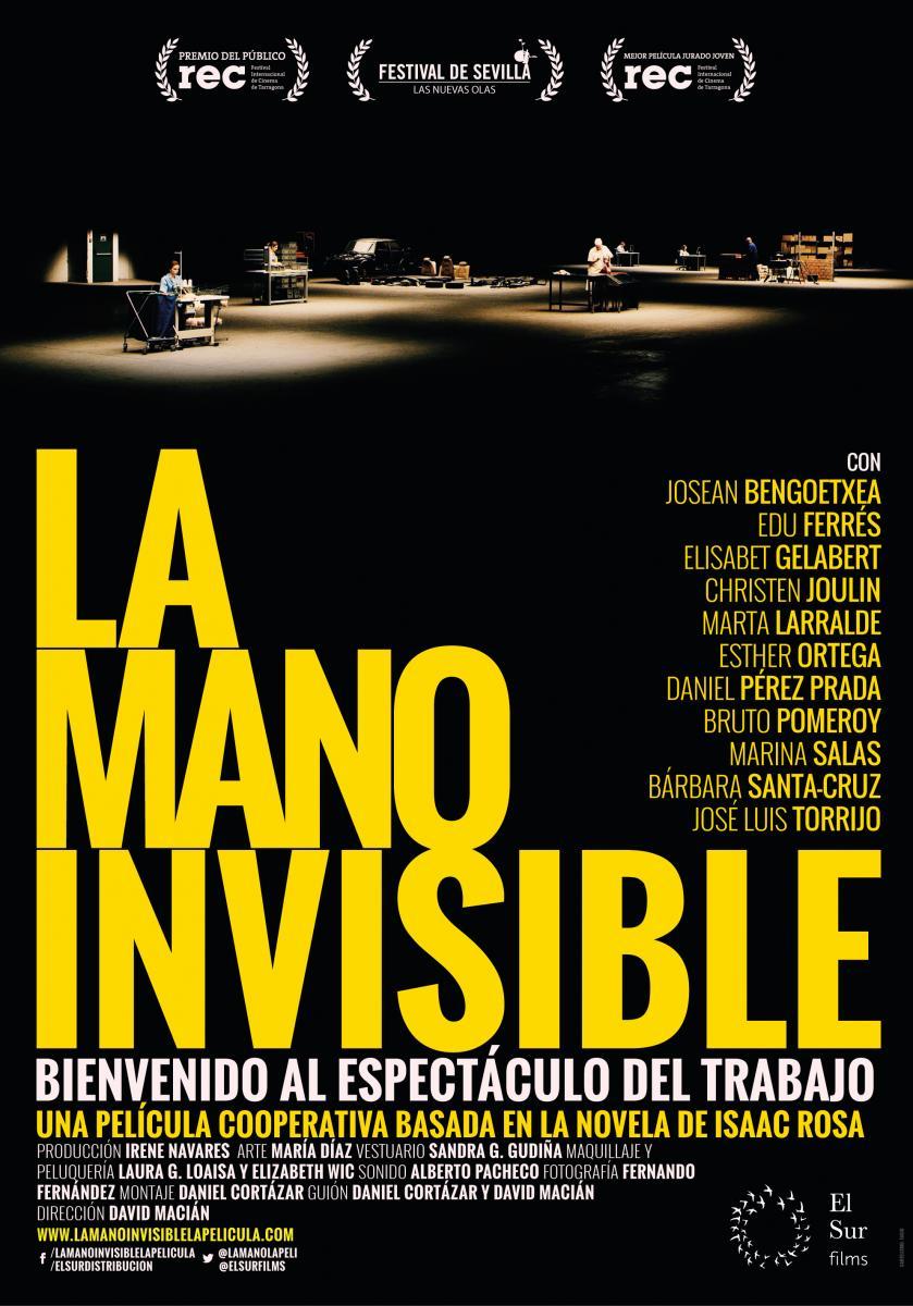 FescineZaragoza's tweet photo. Recordamos al ganador del #FCZ22 en la sección de largometrajes internacionales, #lamanoinvisible de David Macián. Una oda interesantísima sobre la deriva actual del mercado laboral que enamoró a nuestro jurado y público.
Podéis verla en @MovistarPlus
Y @Filmin
#cineespañol https://t.co/a7S37OwpYp