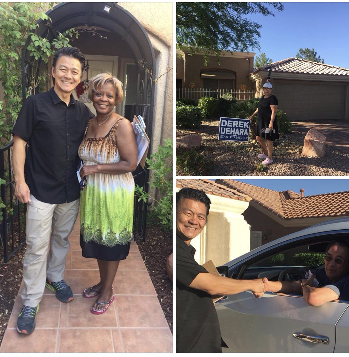 DerekforNevada's tweet photo. Another beautiful day to knock on doors #derekfornevada #ourfuture #investinginnevada https://t.co/X8ACp777Io