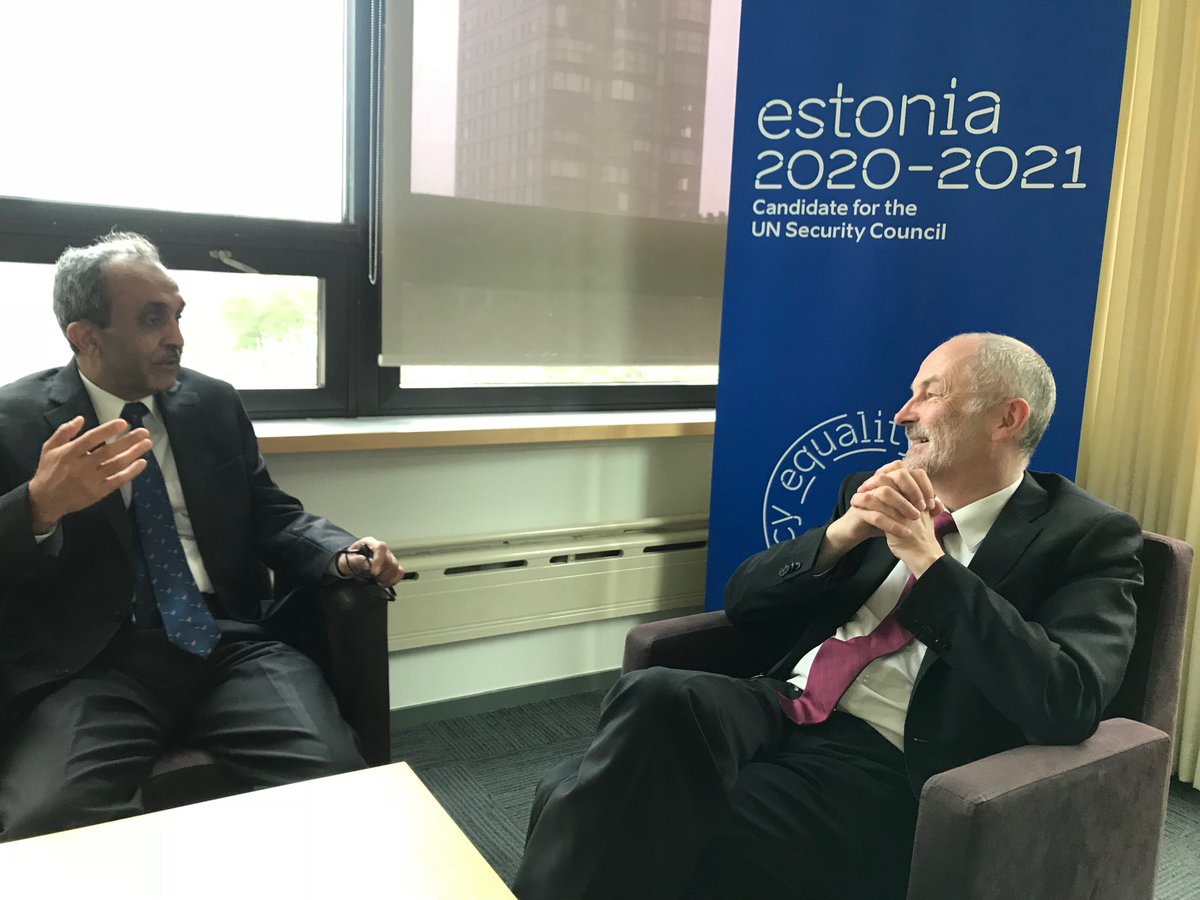 EstoniaUN's tweet photo. #Estonia as President of #UnitedNations #EnvironmentAssembly #UNEA4 met with @UNEnvironment #NYC Office to discuss how to better contribute to #ProtectionOfEnvironment. Exciting announcements to follow regarding #WorldEnvironmentDay &amp; #GroupOfFriends on #Environment. Stay tuned! https://t.co/nsbXLyQalS
