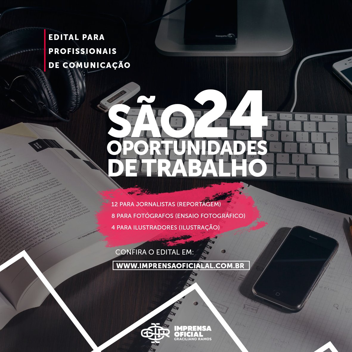 imprensaal's tweet photo. Galera, o edital de seleção para profissionais de Comunicação que querem trabalhar na produção das próximas 4 edições da Revista Graciliano está aberto até 18 de junho. Para saber mais, acesse o edital em nosso site! https://t.co/7EstkSGtMd