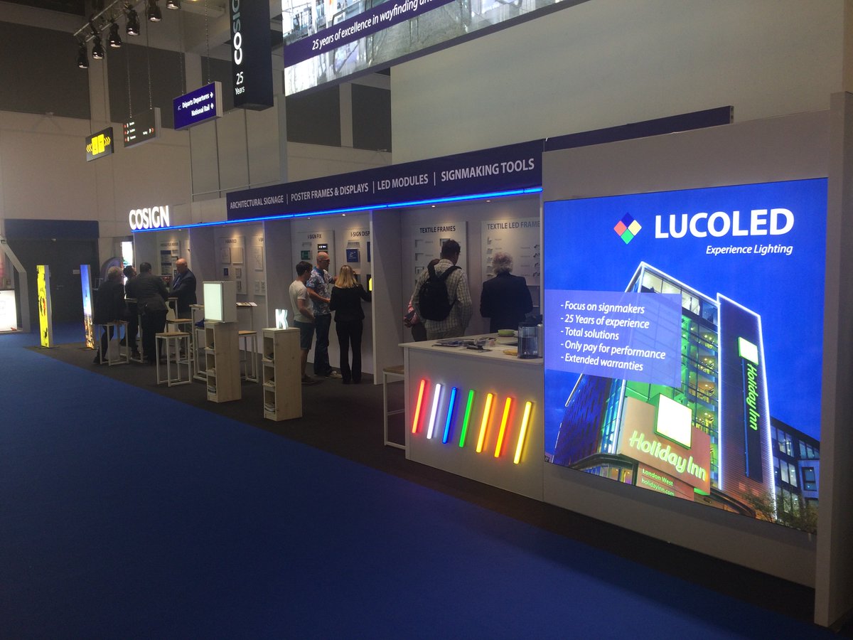 cosignnv's tweet photo. Thank you all our visitors and the Fespa organisation for a great show this year. See you next time! #cosignnv #lucoled #sign #fespa #fespa2018 @FESPA https://t.co/REHZKnWJLv