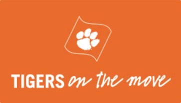 ClemsonAlumni's tweet photo. It's #SolidOrange Friday! We want to know about your latest life updates! Let us know about your new jobs, engagements and weddings, etc. on Tigers on the Move! #TigersOnTheMove #UpdateUs #IWentToClemson https://t.co/JkZax1BjMW https://t.co/o2CCmyAfMQ