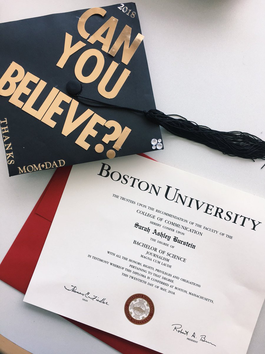 sarahburstein_'s tweet photo. Graduation courtesy of @BU_Tweets and @jvn https://t.co/oYmqxI2x1F