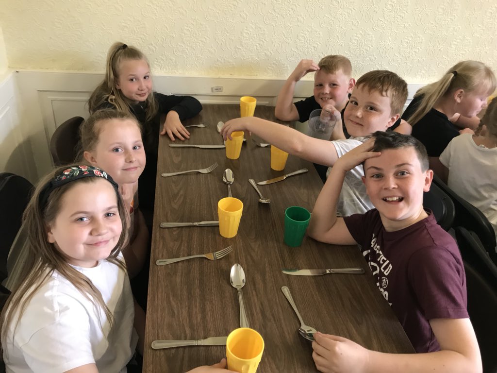 NSMrTarpey's tweet photo. All arrived Safe and sound. Tucking into our teas!! #nsprimary https://t.co/a8vrmYIHGM