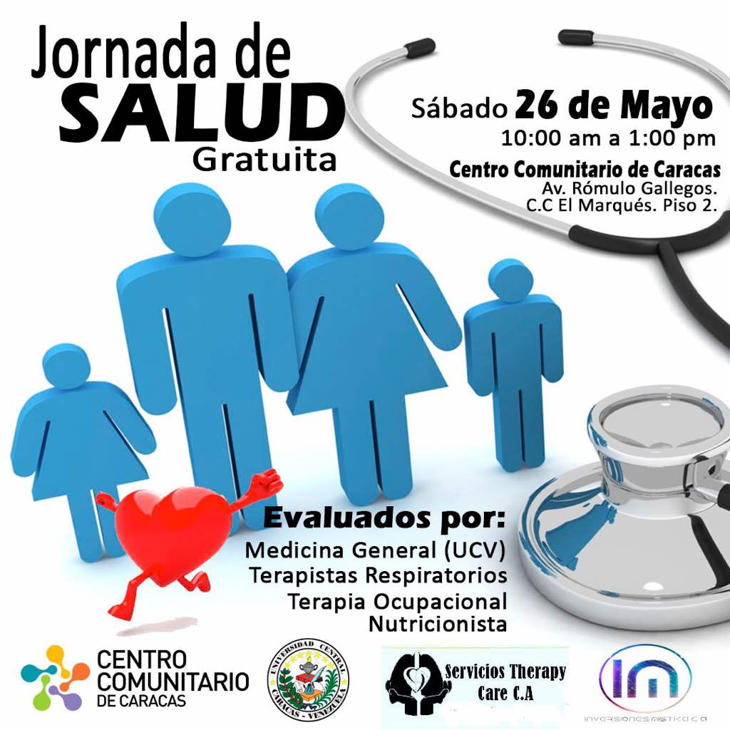esciudadanos's tweet photo. .@esciudadanos te invita a la #jornada de la salud #gratuita ven y chequea tu salud este #sab26 en el @CCSComunitaria Centro Comercial El Marqués Nivel 2 Av. Rómulo Gallegos https://t.co/YXjVoas2nc