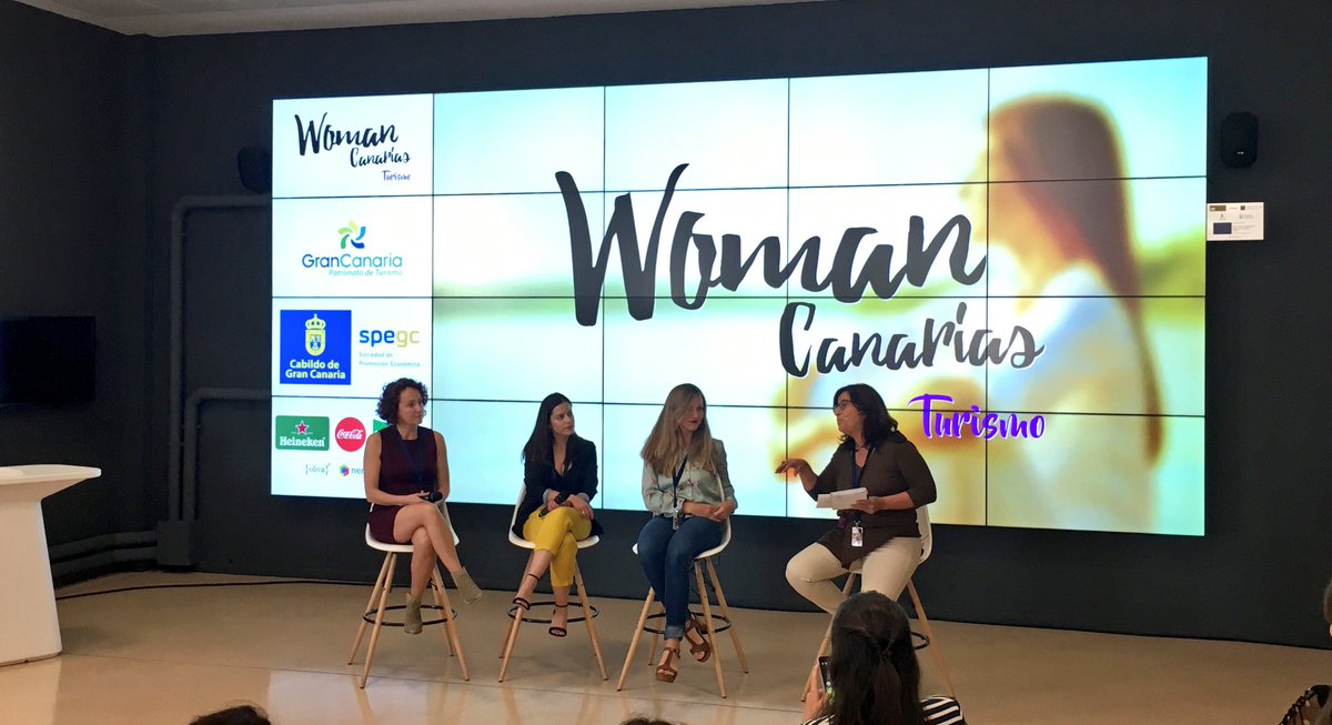 El mundo del alojamiento desde 3 perspectivas diferentes en el mismo sector. Co-living, hotel boutique y casas rurales. Esto es Gran Canaria, un mundo de opciones! Gracias Marta Cantero por dinamizar esta interesante charla a 4! #WomanCanariasTurismo