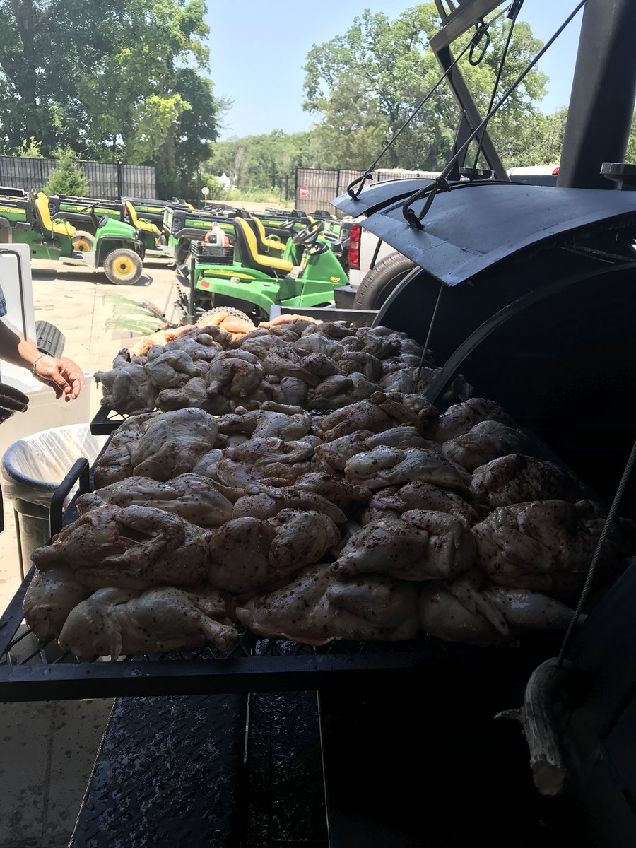 Mucho, mucho pollo going down at <a href="/TrinityForestGC/">Trinity Forest Golf Club</a>! <a href="/JonManning15/">Jon Manning</a> <a href="/MobleyChad/">Chad Mobley</a>