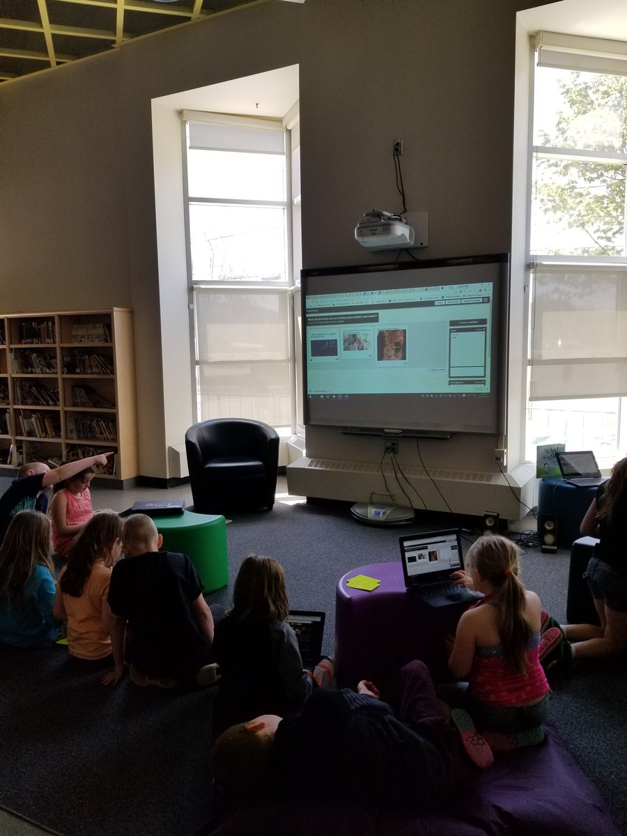 burkeeli's tweet photo. A little dotsorming of our feelings about eqao... then answered questions about our text @GlenStLLC @GlenSt1 #dotstorm @dotstorming https://t.co/cQxlItLd3S
