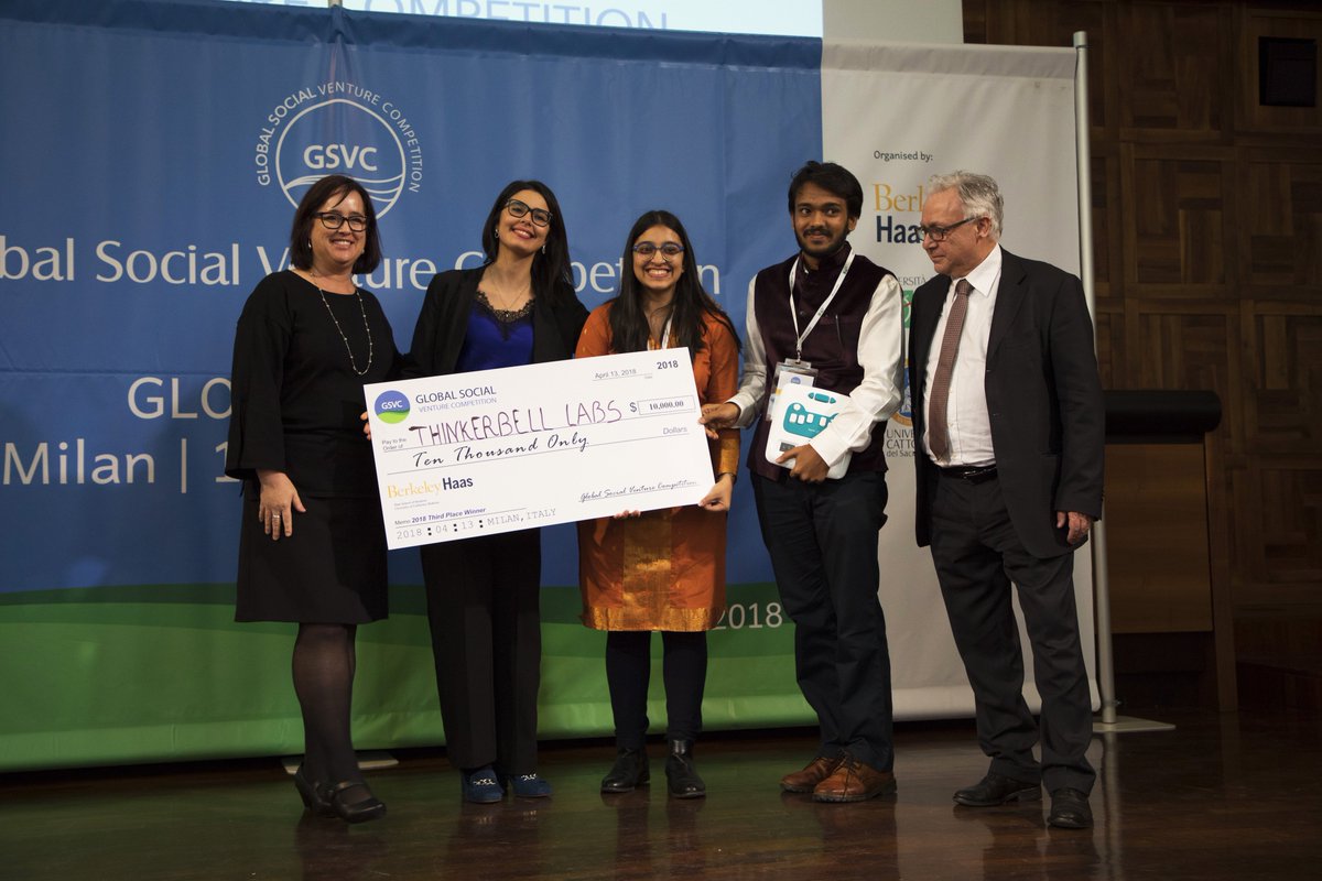 GSVC's tweet image. We wish best of luck to all of the #gsvc2018 finalist teams in their next endeavors and hope the winner teams #FabricAid, #NEMO and #ThinkerbellLabs benefit from the awards!