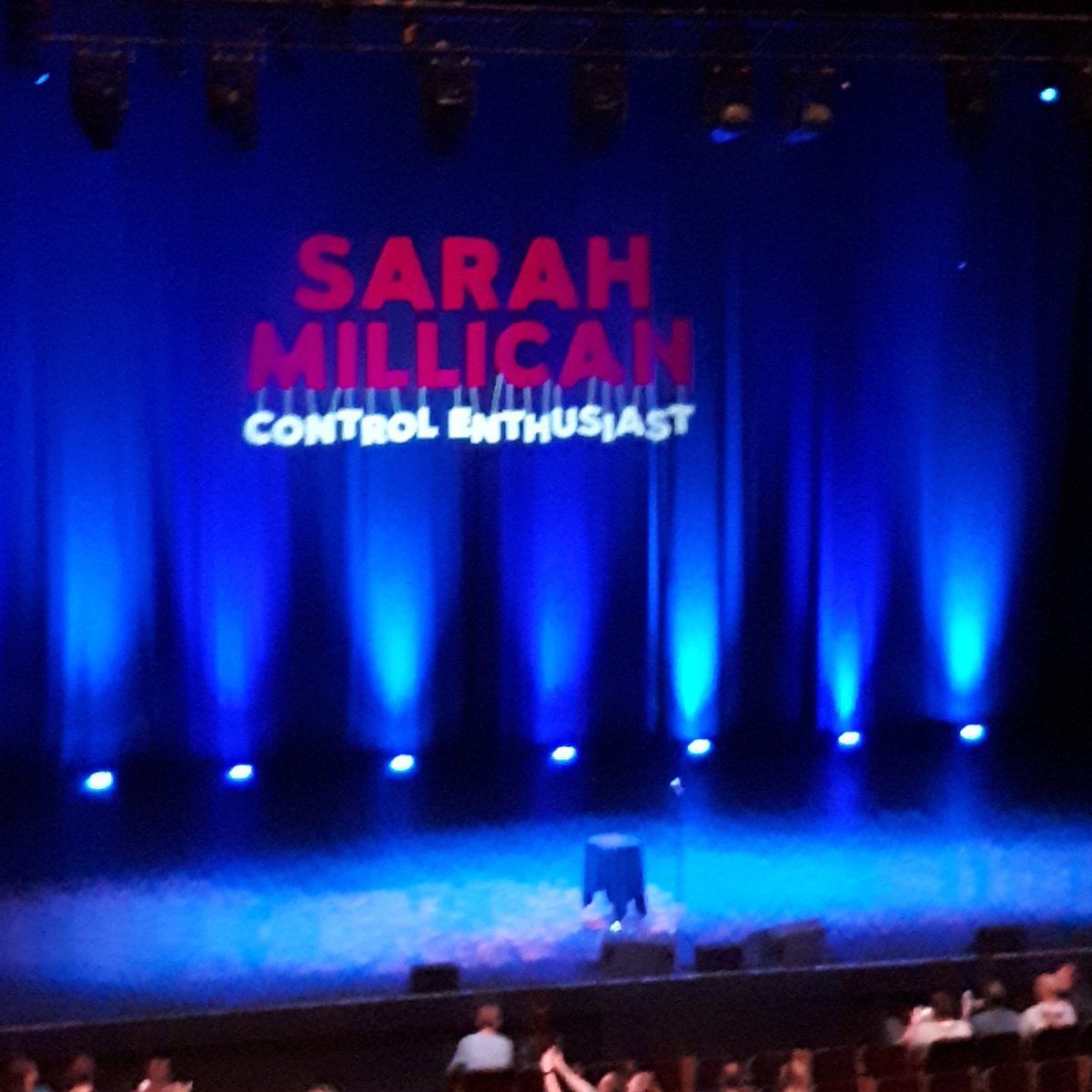 So excited! Need some laughter therapy #sarahmillican