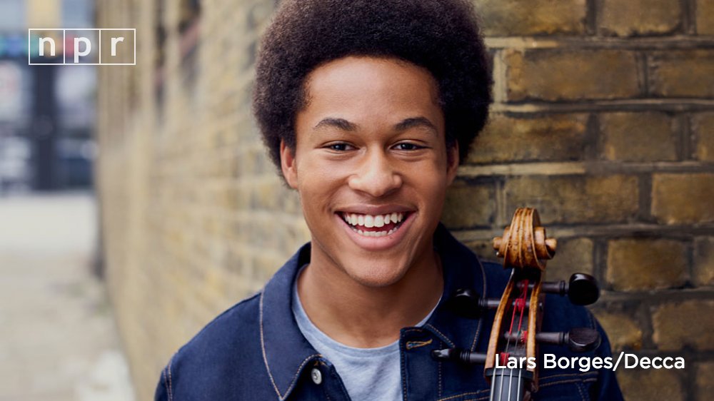 nprmusic's tweet photo. Get to know Sheku Kanneh-Mason, the young cellist performing at this weekend's royal wedding. https://t.co/Ow8VQ9wLO1 https://t.co/0TGNvYOra5