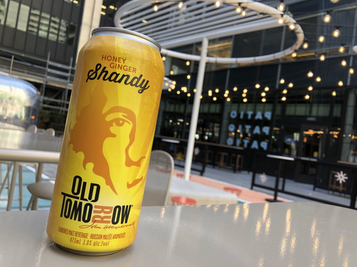jbrown_TO's tweet photo. Starting to feel like summer with @OldTomorrowBeer shadies @eatassembly patio https://t.co/RDsB5rpwn7
