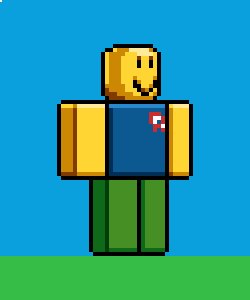 Lisnovski On Twitter I Don T Know Why But I Decided To Do A Roblox Character Sprite Roblox Pixelart Oof - oof roblox character