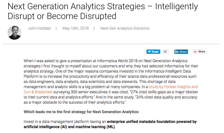 monica1mullen's tweet photo. When #data starts to snowball, having the right skills & tools makes it easier to manage the volumes required for #NextGenAnalytics -so does a good #DataStrategy. My colleague @JohnM_Haddad reviews 6 strategies he's seen in his newest blog, incl #AI, #ML https://t.co/I1l5ycK17E https://t.co/LPlvhS4p7j