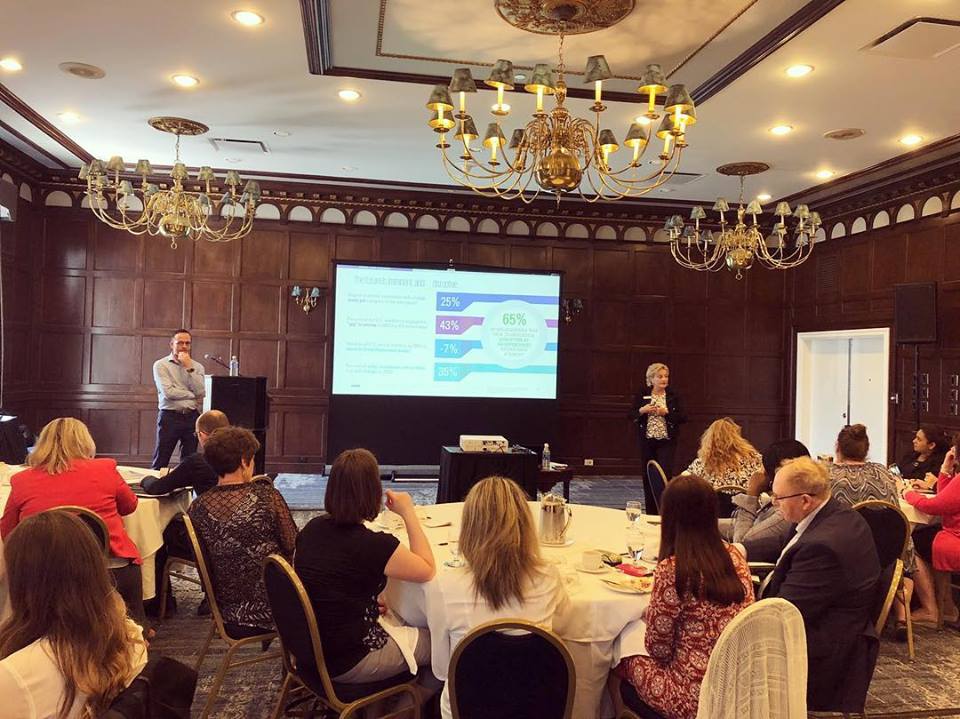 CPHRSK's tweet photo. Thank you Doreen and Stavros from KPMG for speaking at the May Professional Development events for our members on Evidence-Based HR. 
Register now for our last PD luncheon events in June! #cphrsk #evidencebasedhr #kpmg 
https://t.co/4BJcij5VrX https://t.co/g4EsCcubky