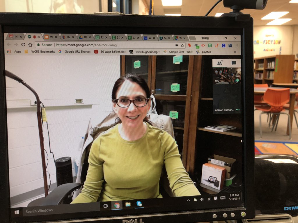 rbemediacenter's tweet photo. Doing a Google Hangout about volcanoes with Dr. Allison, a geology professor at Temple University in Philadelphia! @WarriorAsstSupt @GTKling @tharpsthird @COlearnick @RBElementary @tech_shelby #wcr3learns @warrencor3 https://t.co/c3p0TKVWuO