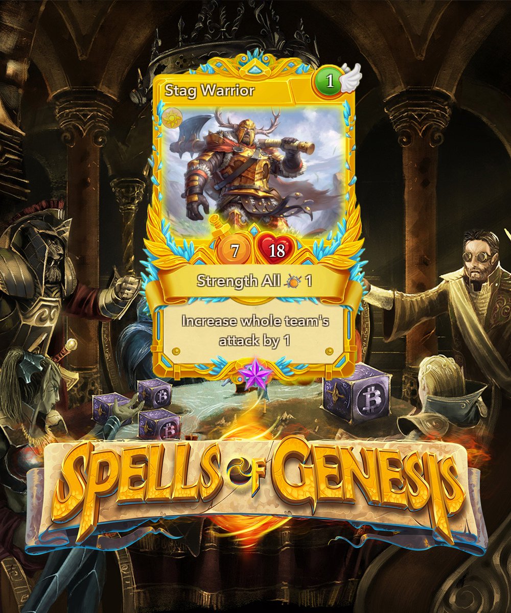 SpellsofGenesis's tweet photo. ⚠️ FLASH SALE ⚠️

One night, when he was asleep, a wonderful stag went visiting the dreaming warrior... 4 Stag Warrior are exceptionally on sale on Book of Orbs for only 78 BCY each. 💢

https://t.co/iiyyoIgRod

#Bitcrystals #Blockchain #Gaming https://t.co/26btKm9K8j