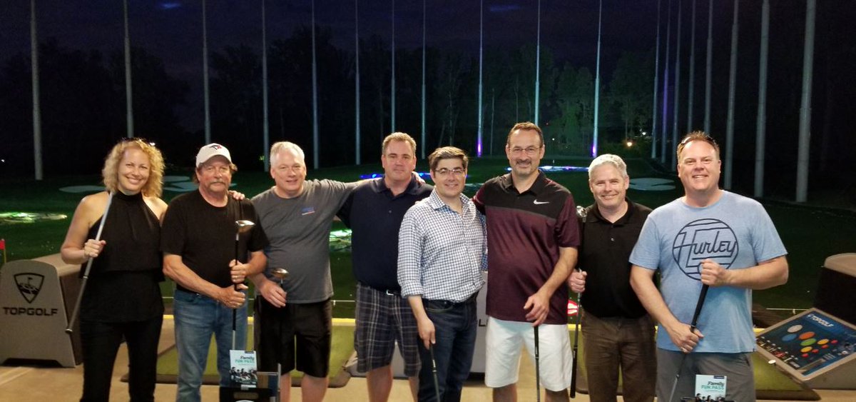 RenoldCanada's tweet photo. Our Renold team had a great time together at Top Golf in Atlanta, GA for our North America Sales Meeting. #teamrenold https://t.co/UBDK1zF3Ql