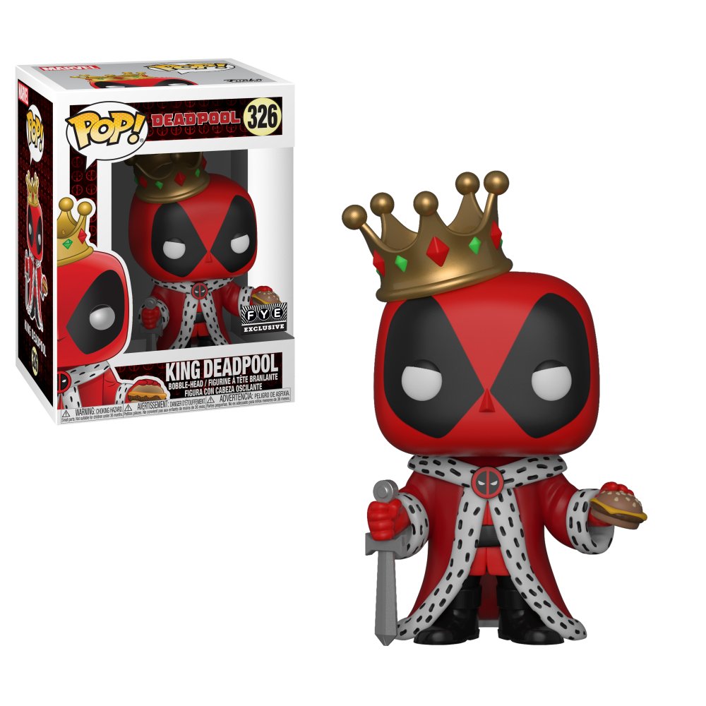 OriginalFunko's tweet photo. RT &amp; follow @OriginalFunko for the chance to win an @officialfye exclusive King Deadpool Pop! https://t.co/08IyDdJUKu