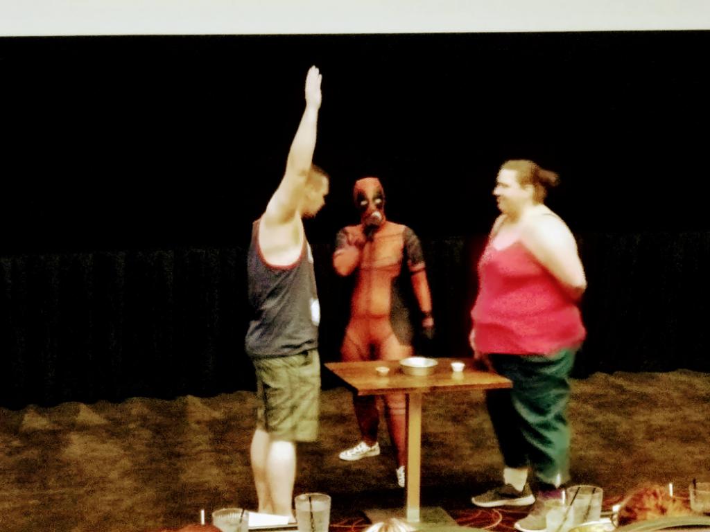 AlamoKC's tweet photo. #Recap of the #DeadpoolDoubleFeature last night @AlamoKC  This weekend...it's all about #MaximumEffort https://t.co/FAUDD4FY6X
