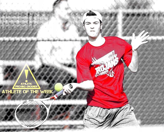 “Athlete of the Week”
Shane Essick
Troy High School 
Tennis

Click the link to see more on Shane’s success or to nominate an athlete for the “$1,000 Athlete of the Year Contest” (only 2 nominations left for this year!)

athleticprovinggrounds.com
<a href="/essick_shane/">Shane Essick</a>