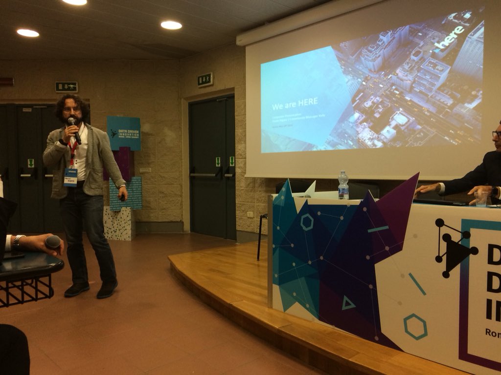 aleff98's tweet image. Paolo Rigato #HERE:  #WeAreHere a #DataDriven2018