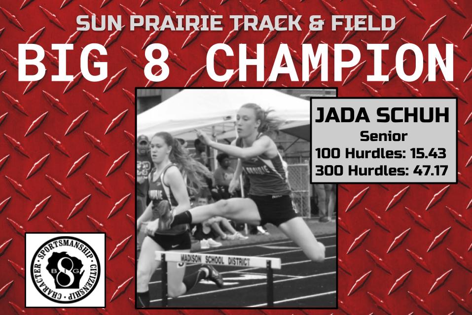 SP_EastTF's tweet photo. Celebrating Our Big 8 Champions...
@jadaschuh
Double champion - Hurdles X 2!!!
Competing for @MKE_TFXC in 2019. #Leader #OffSeasonWorkPaysOff https://t.co/hVlxn7CY3q