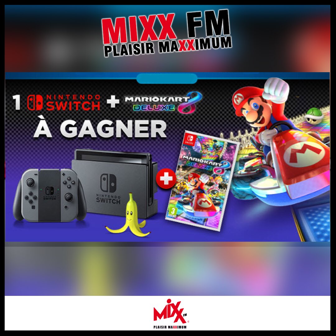 MixxFmFrance's tweet image. #Concours #Nintendo #Switch #MixxFm 

Une #NintendoSwitch à gagner 🎮

RT + FOLLOW @MixxFmFrance 

Fin du concours le 01 Juin