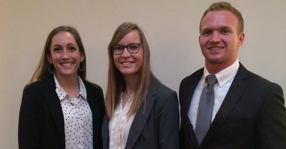 IvyIowaState's tweet photo. Two Ivy students received academic recognition from the Financial Executives International Iowa chapter last month. Kylie Mickelson and Joseph Miller were chosen by faculty member Kayla Sander to receive the outstanding accounting and finance awards. #FlashbackFriday https://t.co/7PnrpX9QDQ
