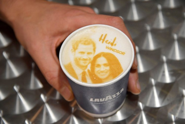 Shazza, what d'ya think of the special #megharryccino made for the #royalwedding? If you like, we can make a #shazzaccino just for you! <a href="/sharoncarpenter/">Sharon Carpenter</a>