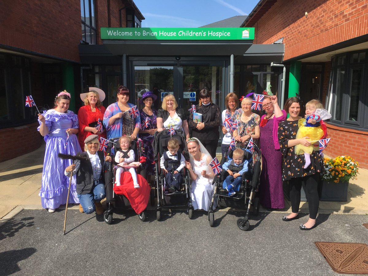 BrianHouseCH's tweet photo. We've had a fabulous day holding our own royal wedding celebration, complete with a bride and groom. Good luck Harry and Meghan, from everyone at Brian House. https://t.co/brKY87d3wi