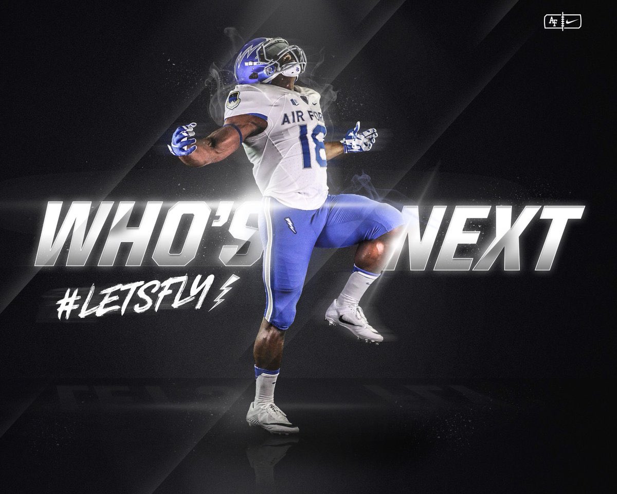 call_me_jax's tweet photo. #blessed and honored to recieve an offer from The air force academy #LetsFly ⚡️⚡️ https://t.co/pUY1KmIrH0