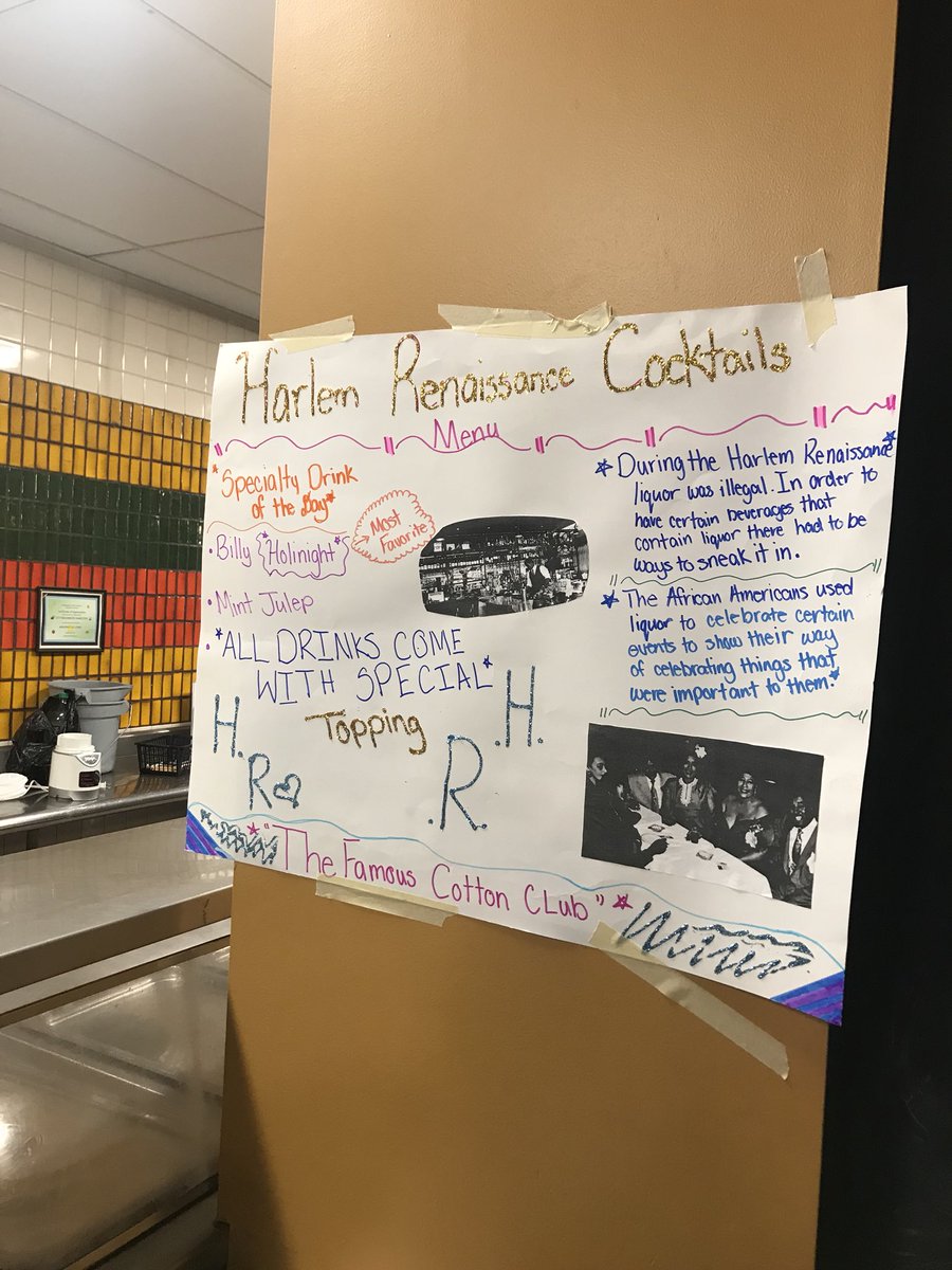 Another amazing Harlem Renaissance Fair by CNHS freshman. This time we also had soul food and mocktail! #PBL #ArtsIntegration