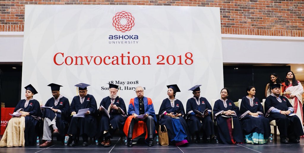 AshokaUniv's tweet photo. Did you miss the Ashoka University Convocation 2018? 

View/Download the full video here: https://t.co/BegA9ldopx

For photographs, updates and more information, click here: https://t.co/FNjKrXvSIr

#AshokaGradDay2018 https://t.co/dZVRrnISF3
