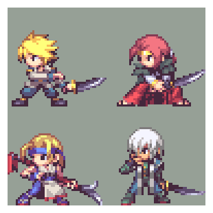 Puking Rabbit お仕事募集中 On Twitter The Last Blade Characters 月華の剣士にチビキャラドット Picopiyo ドット絵 Pixelart 月華の剣士