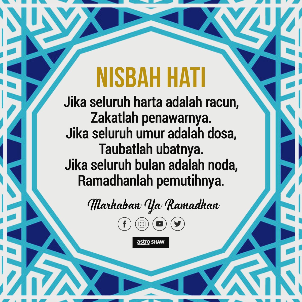 Astro Shaw On Twitter Selamat Berhujung Minggu SemuanyaJangan