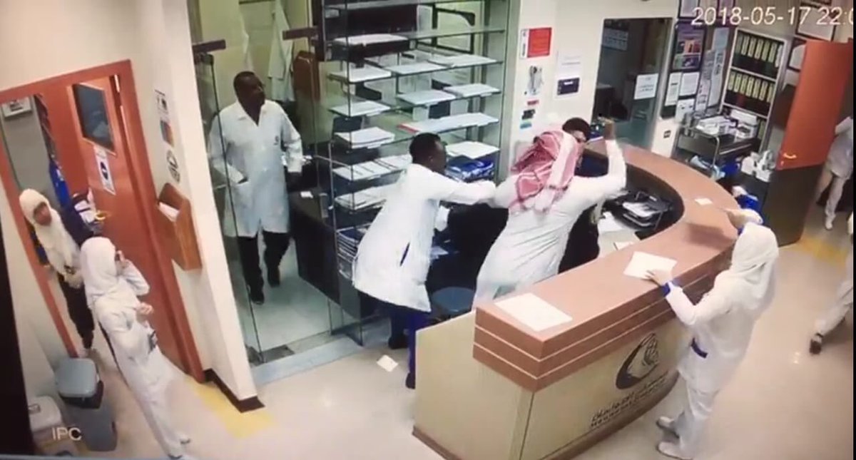 DrAlghamdi_M's tweet photo. Dear nurses from all the countries working in Saudi Arabia,

What happened last night against one of our nurse is a CRIME and we emphasise that any verbal or physical assault is a punishable by Saudi law up to 10years in jail &amp; a fine of 1 million riyals
#طعن_ممارس_صحي_بالمدينه https://t.co/Emrst5Ozf6