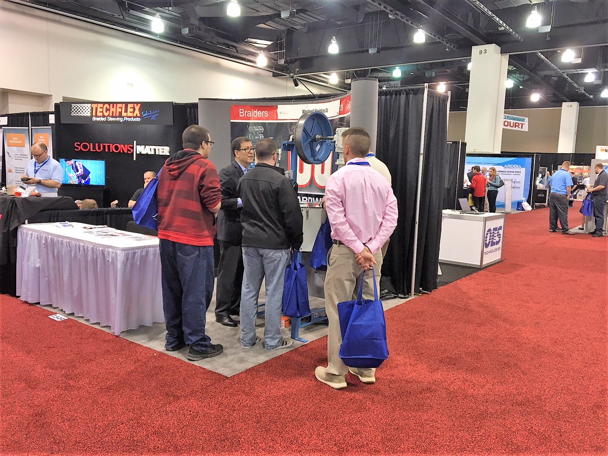 Wardwell_Co's tweet photo. We've had some really successful #tradeshows lately! Thanks @EWPTE2018 for having us and also @WireAssociation at #WireExpo2018. 
#ElectricalWireProcessingTechnologyExpo #WireExpo18 #WireExpo @Wire_World @WireJournal #WireBraiding #BraidingMachine #Wire #Braiders #RhodeIslandmfg https://t.co/Dz4Xkswrs4