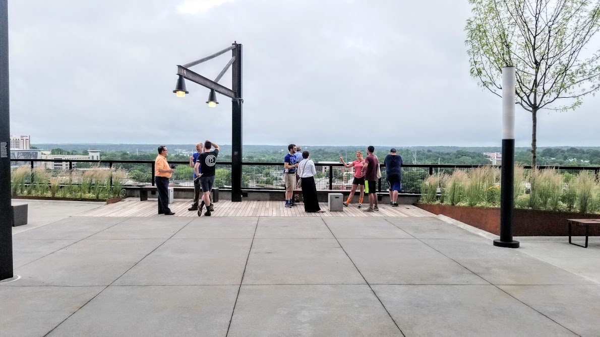 StewartInc's tweet photo. A great view from our #BiketoWorkDay pit stop! Thanks to all who came out! https://t.co/092SjQywpO